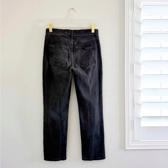 AYR The Yes Yes Yes High Rise in Black Licorice Size 29 - Picture 4 of 7